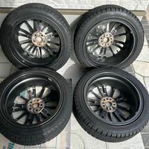 【中古】トヨタ 純正 86 ZN6 前期 純正 17インチ 7J+48 PCD100 5穴 4本セット ブリヂストン VRX 215/45R17 スタッドレス BRZ_画像6