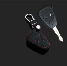 【再入荷】ブラウン 茶色 Jeep キーケース 新品 JK ケース ステッチ カバー 専用設計 スマートキーケース カラビナ_画像7