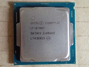 intel Core i7 8700T 2.40GHz LGA1151 TDP35W 簡易動作確認済