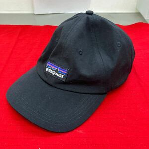 【Patagonia キャップ ブラック】パタゴニア 帽子 中古品【B5-3②】0417