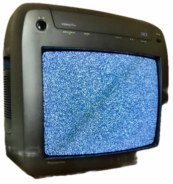 【ジャンク品】パナソニック ブラウン管 テレビデオ 2SHOT TH-14JV3◆ジャンク品