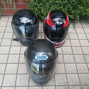 SHOEI ショウエイ Arai アライ OGK J-STREAM フルフェイスヘルメット ヘルメット フルフェイス 3点 まとめ売り