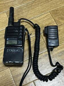 ジャンク★STANDARD C412 UHFハンディトランシーバー pokekuro マイクCMP115 無線機 スタンダード