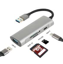 新品　USB3.0 ドッキングステーション　SDカードリーダー　SD/microSD/USB3.0/type-C _画像2