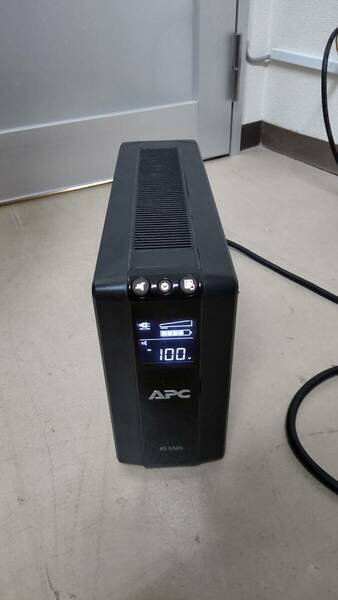 APC 無停電電源装置 UPS 550VA/330W BR550S-JP 中古動作品 バッテリー無