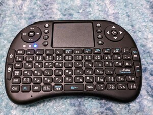 0604u0541　Ewin ミニ キーボード Bluetooth 4.0 タッチパッド搭載 ワイヤレス 日本語配列 92キー 多機能ボタンMini Bluetooth Keyboard