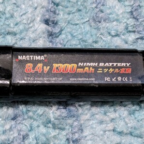 0604u1049 NASTIMA 8.4V 電動ガン バッテリー 実容量1300mAh ニッケル水素バッテリー 東京マルイ対応 次世代電動ガン交換用の画像3