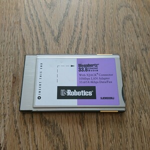 USROBOTICS MEGAHERTZ XJACK 33.6 MODEM CARD PCMCIA