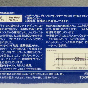 カセットテープ TDK MA-R C60 未開封品 メタルテープの画像3