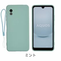 【特価商品】AQUOS wish3 シリコン ケース アクオスwish3 ソフトケース カバー スマホケース 薄型 保護 耐衝撃 _画像2