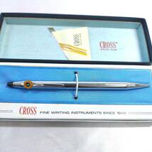 ■筆記確認済み 3本■ CROSS クロス ツイスト式 ボールペン/シャープペン シルバーカラー_画像5