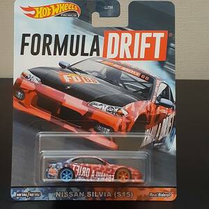 ホットウィール NISSAN SILVIA S15 フォーミュラ ドリフト カラー シルビア ミニカー FORMULA DRIFT × HOT WHeeLs コラボ