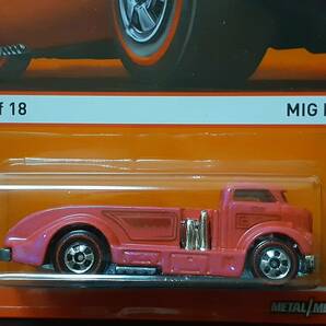 Hot Wheels MIG RIG RED LINE FIRE ENGINE ピンク マジョーラ 消防車 ミニカー HOT ROD PICKUP METAL / METALレッドライン ホットウィールの画像2