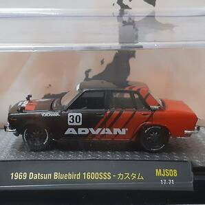 M2 1969 DATSUN BLUEBIRD 16000 SSS mijo Exclusives 1 o f 3.200 ダットサン ブルーバード ミニカー 日本未発売 ADVAN LIMITED EDITIONの画像2