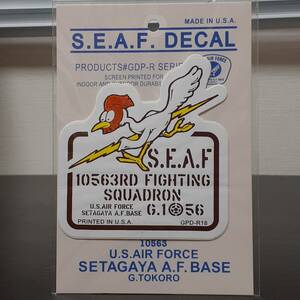 世田谷ベース S.E.A.F. DECAL MADE IN U.S.A ROADSTROLLER FIGHTING SQUADRON 正規品 DEAD STOCK 世田谷ベース 限定 ステッカー 装備品.