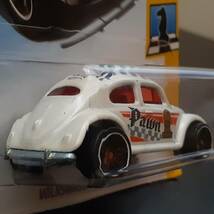 HOT WHeeLs VOLKSWAGEN BEETLE Type 1 白 フォルクスワーゲン ビートル ミニカー POP ART WORK GRAPHIC アートグラフィック ホットウィール_画像7