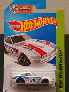 HOT WHeeLs DATSUN 240 Z 白 ダットサン フェアレディ ミニカー ドリフト 仕様 走り屋 CUSTOM 旧車 Jun Imai ジュン イマイ ホットウィール