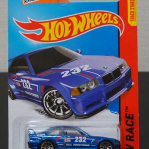 HOT WHeeLs BMW E36 M3 RACE CAR KONI TOYO TIRESビーエム エムスリー ミニカー フルエアロ CUSTOM オバフェン レース仕様 ホットウィールの画像1