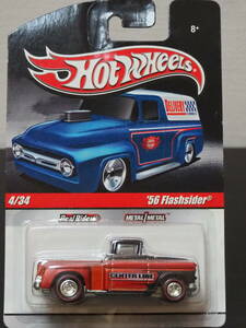 HOT WHeeLs 56 FLASHSIDER 赤 メタリック フォード ピックアップ ミニカー LIMITED SHOP TRUCK PICKUP LOWDOWN RealRiders ホットウィール