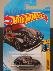 HOT WHeeLs VOLKSWAGEN BEETLE Type 1 黒 フォルクスワーゲン ビートル ミニカー POP ART WORK GRAPHIC アートグラフィック ホットウィール