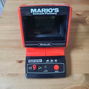0 Junk 0 Mario z cement Factory Game & Watch table top nintendo Nintendo mario's cement factory operation not yet verification 