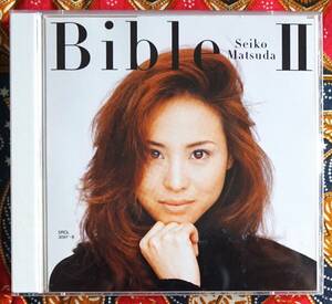 【2枚組CD】松田聖子 / バイブル Bible Ⅱ →瑠璃色の地球・時間旅行・抱いて・制服・大切なあなた・きっと、また逢える・ガラスの林檎
