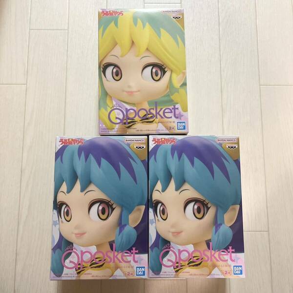 うる星やつら アニメver. Qposket キューポスケット フィギュア ラム LUM Ⅲ A B 計3点セット！