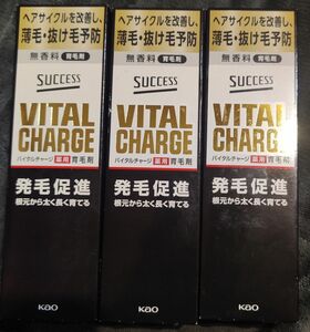 花王サクセス　バイタルチャージ 　薬用育毛剤　200ml×3本セット