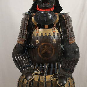 □鎧□ 山縣藩水野家総鉄製具足  甲冑 具足 鎧 武者 侍 武士の画像3