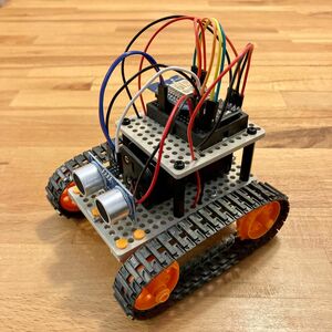 【新品】タンク ロボットカー 電子工作 Arduino プログラミング 5