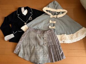 axes femme kids ジャケット ケープ スカパン セット 入学式 七五三 