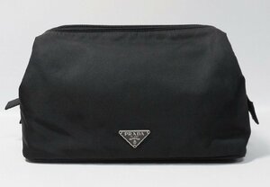 1 jpy start Prada Second pouch clutch bag te Hsu to black 1N0753 PRADA