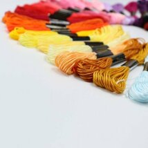 刺繍糸 セット 100束 糸 手芸 裁縫 ハンドメイド クロスステッチ セット 116_画像2
