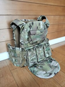 実物 マルチカム プレートキャリアー Blue force gear high speed gear プレキャリ 米軍 自衛隊 サバゲー エアガン