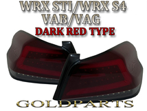 レッドレンズ仕様　A~F型【正規品】　WRX VA STI /S4 ファイバーLEDテールランプ　流れるウインカー　EJ20 VAB/VAG ヘッドライトと一緒に_画像1