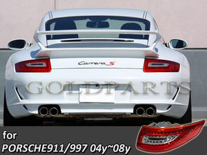 新品左右セット【DEPO製】　PORSCHE　ポルシェ 911/997　前期用　純正後期スタイル　LEDテール　GT3 カレラ4 タルガ　カレラ GT2 GT3RS　