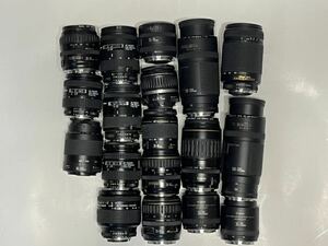 ★まとめ売り★ 大量 18個 レンズセット キャノン CANON ニコン NIKON EF-S18-55 AF NIKKOR 70-300 等