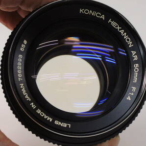 KONICA AUTOREFLEX T3 HEXANON 50mm/f1.4 コニカ オートレフレックス ヘキサノン 一眼レフカメラθの画像6