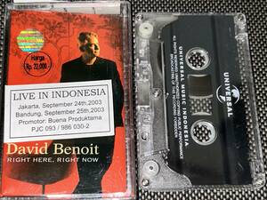 David Benoit / Right Here, Right Now 輸入カセットテープ