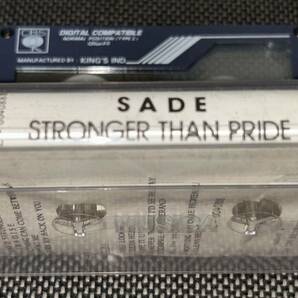 Sade / Stronger Than Pride 輸入カセットテープの画像3