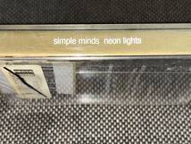 Simple Minds / Neon Lights 輸入カセットテープ未開封_画像3