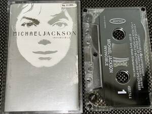 Michael Jackson / Invincible import cassette tape 