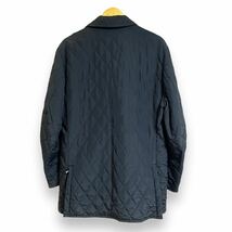 HERMES QUILTING JACKET エルメス キルティングジャケット ネイビー made in france フランス製 ジッパー サイドベンツ テーラード_画像3