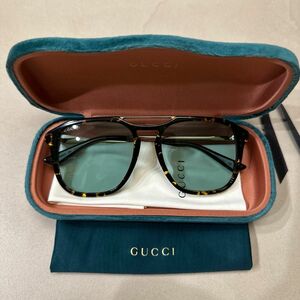 GUCCI サングラス べっ甲 カラーレンズ