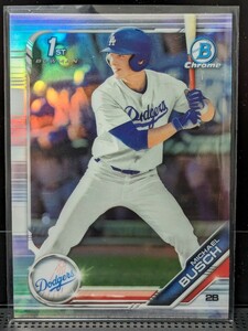 【Michael Busch】 2019 Topps Bowman Draft Chrome Refractor リフラクター カード MLB マイケル・ブッシュ