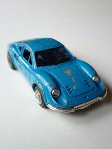 ミニカー７４　SHINSEI MINI POWER　フェラーリディーノ FERRARI DINO シンセイミニパワー　日本製ミニカー　スポーツカー