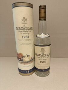 MACALLAN マッカラン 18年　1983 空瓶　空き瓶　空箱セット