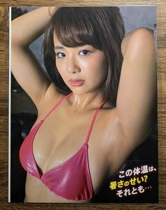 [ thick laminate processing ] flat . summer sea swimsuit A4 change size magazine scraps 6 page asa. Secret VOL.41[ gravure ]-l10