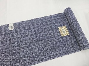 inagoya◇男性浴衣大量入荷!!◇【浴衣反物-注染-】辨慶染 キングサイズ 綿 反物 教材 未使用品 y9958cb