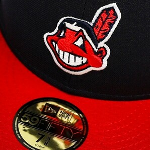 MLB Cleveland Indians クリーブランド インディアンス野球帽子 NEWERA ニューエラ キャップG3508の画像3